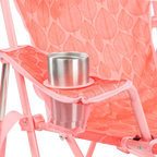 Patented Spring-Action Kickback Rocker - Choice 345 - Patented Spring-Action Rocking Chair for Camping Detail