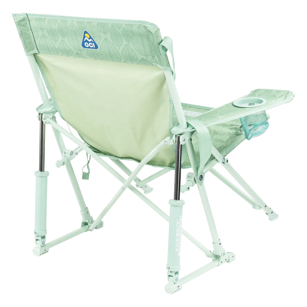 Patented Spring-Action Kickback Rocker - Choice 345 - Patented Spring-Action Rocking Chair for Camping Detail