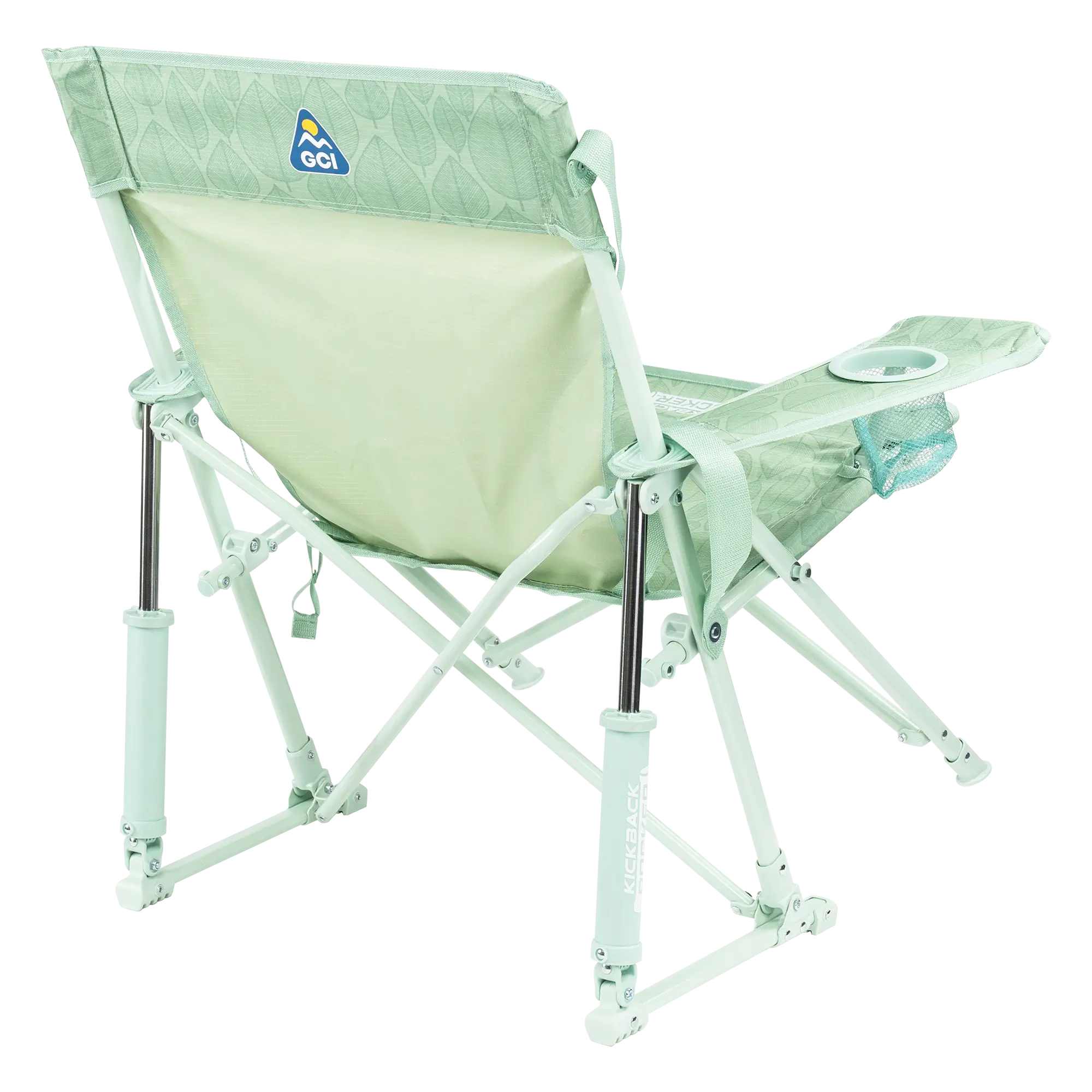 Patented Spring-Action Kickback Rocker - Choice 345 - Patented Spring-Action Rocking Chair for Camping Detail