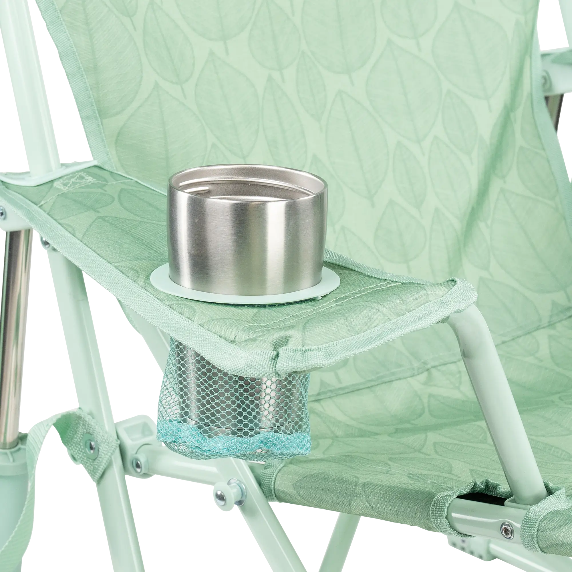 Patented Spring-Action Kickback Rocker - Choice 345 - Patented Spring-Action Rocking Chair for Camping Detail