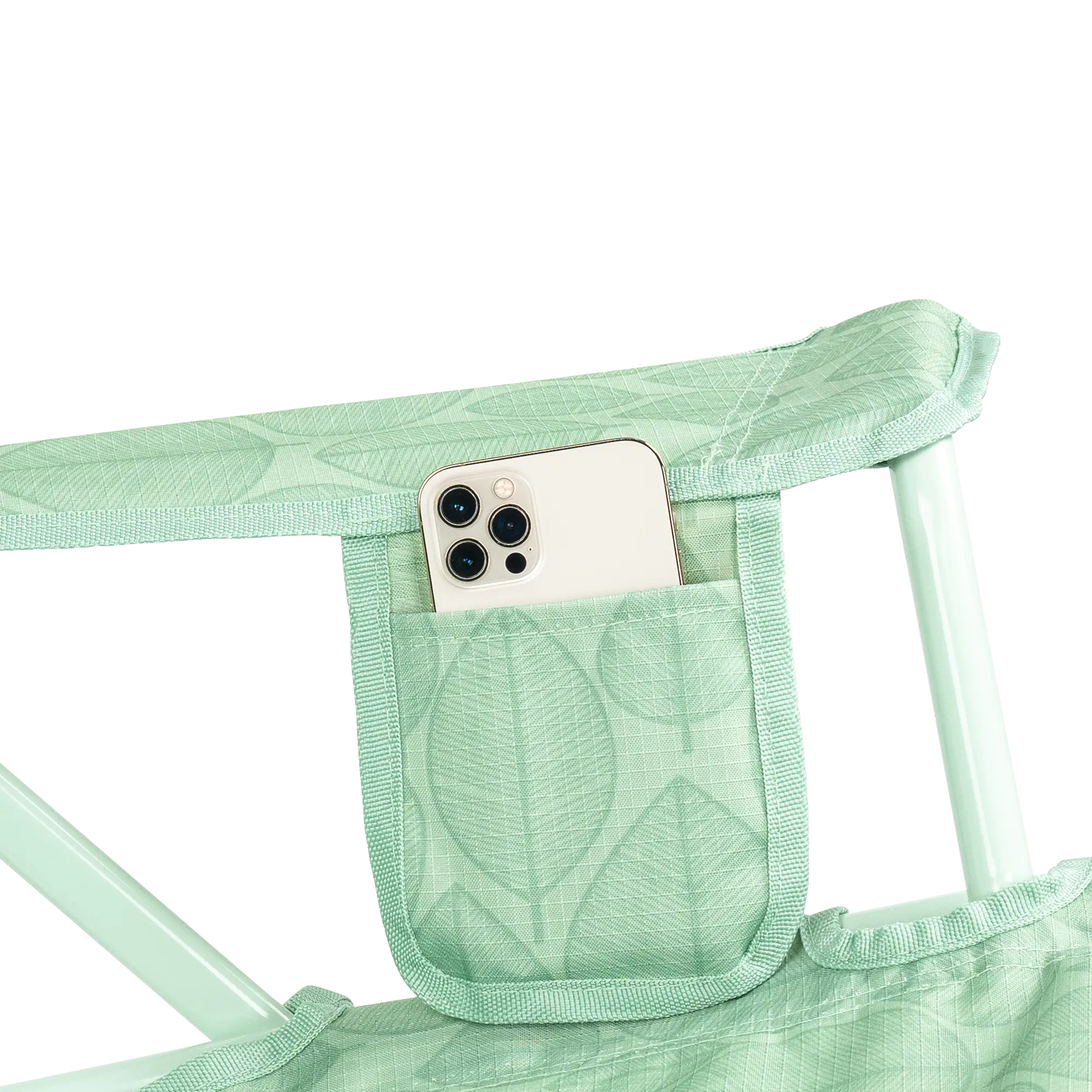 Patented Spring-Action Kickback Rocker - Choice 345 - Patented Spring-Action Rocking Chair for Camping Detail