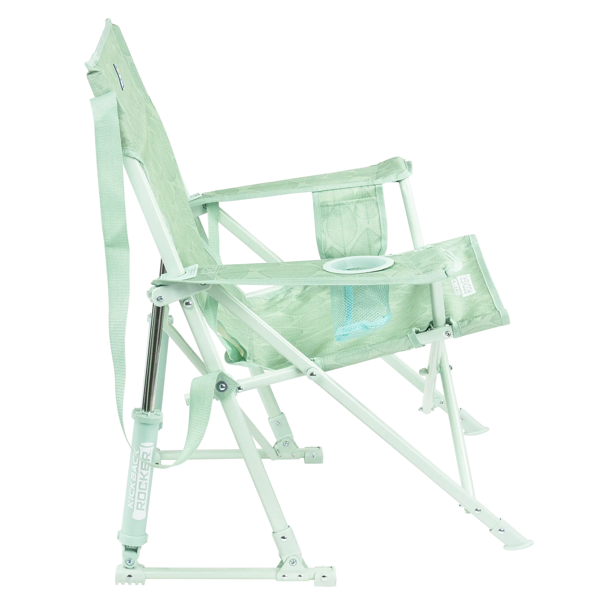 Patented Spring-Action Kickback Rocker - Choice 345 - Patented Spring-Action Rocking Chair for Camping Detail