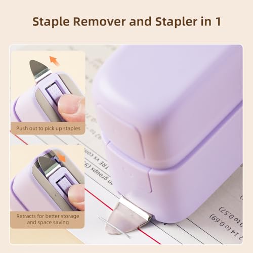 Classic deli Stapler, Desktop Staplers with Integrated Staple Remover, 45 Kit