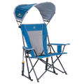 Heavy-Duty Freestyle SunShade Rocker - Choice 550 - Patented Spring-Action Rocking Chair for Camping - Neptune Blue