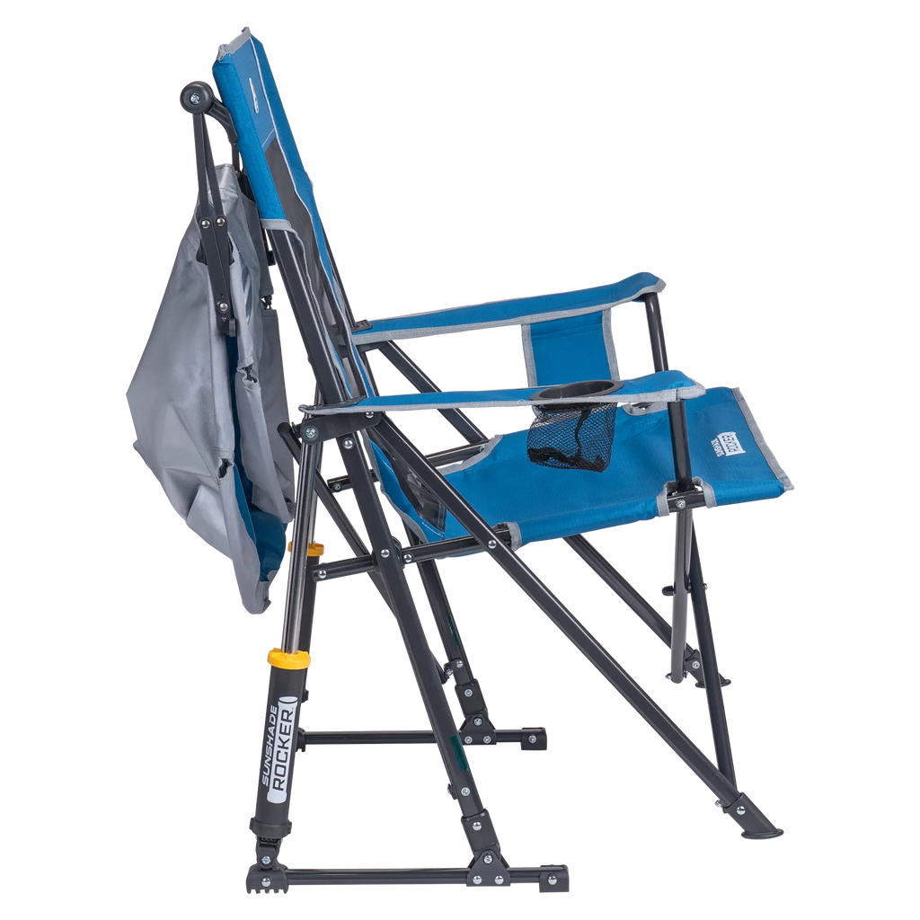 Heavy-Duty Freestyle SunShade Rocker - Choice 550 - Patented Spring-Action Rocking Chair for Camping Detail