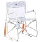 Luxury Camp Freestyle Rocker Elite - Choice 460 - Freestyle Rocker Portable Outdoor Folding Chair - Snow Camo