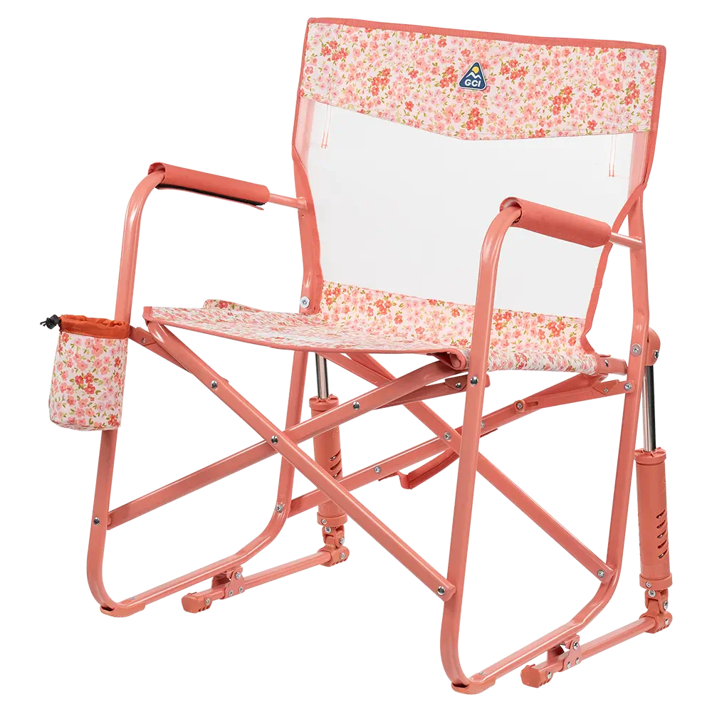 Luxury Camp Freestyle Rocker Elite - Choice 460 - Freestyle Rocker Portable Outdoor Folding Chair Detail