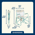 Luxury Camp Freestyle Rocker Elite - Choice 460 - Freestyle Rocker Portable Outdoor Folding Chair Detail