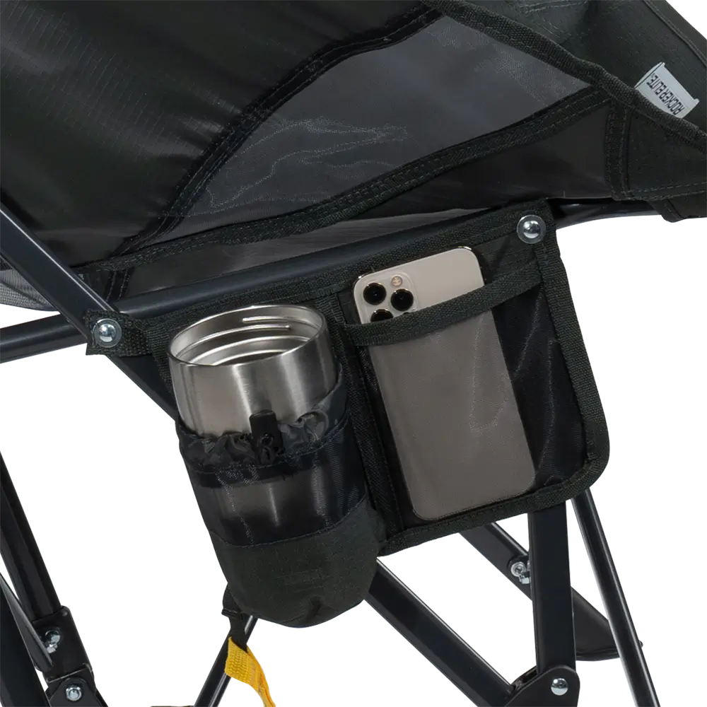 Patented Spring-Action Pod Rocker Elite - Choice 832 - Freestyle Rocker Portable Outdoor Folding Chair Detail