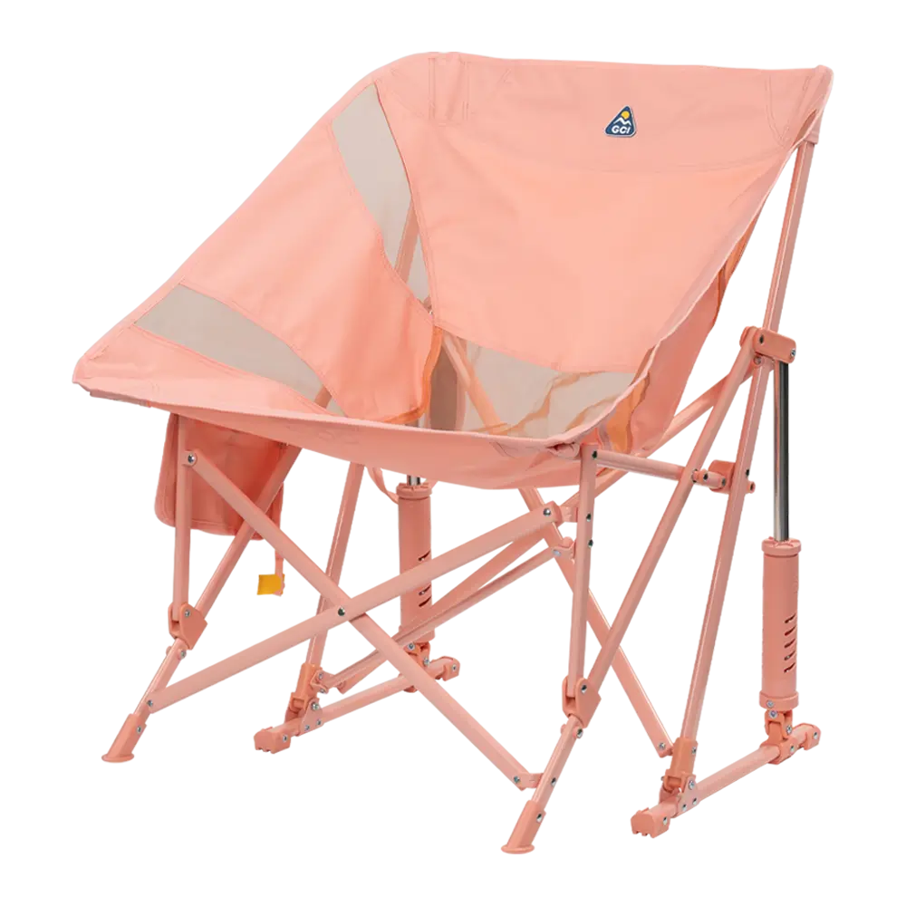 Patented Spring-Action Pod Rocker Elite - Choice 832 - Freestyle Rocker Portable Outdoor Folding Chair Detail