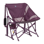 Patented Spring-Action Pod Rocker Elite - Choice 832 - Freestyle Rocker Portable Outdoor Folding Chair - Pastel Amethyst
