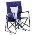 Smooth Motion Adjustable Rocker - Choice 573 - RoadTrip Rocker Smooth Motion Camp Chair - Rich Blue