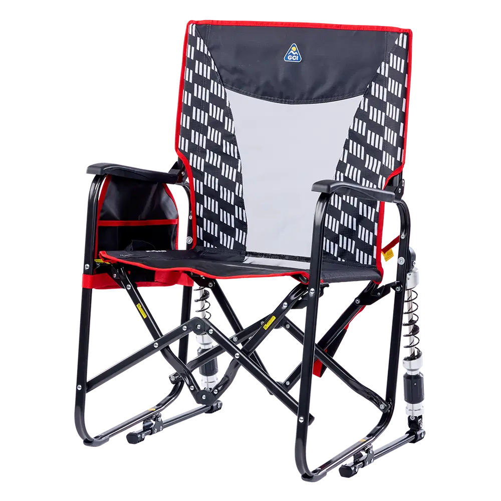 Smooth Motion Adjustable Rocker - Choice 573 - RoadTrip Rocker Smooth Motion Camp Chair Detail