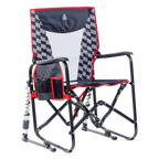 Smooth Motion Adjustable Rocker - Choice 573 - RoadTrip Rocker Smooth Motion Camp Chair - Charcoal Racing