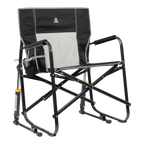Luxury Camp Freestyle Rocker XL - Choice 552 - Patented Spring-Action Rocking Chair for Camping - Black