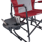 Luxury Camp Freestyle Rocker XL with Side Table - Choice 836 - Freestyle Rocker Portable Outdoor Folding Chair Detail