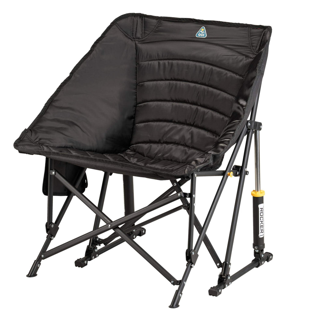 Smooth Motion Puff Rocker - Choice 731 - Heavy-Duty Kickback Rocker with Beverage Holder Detail