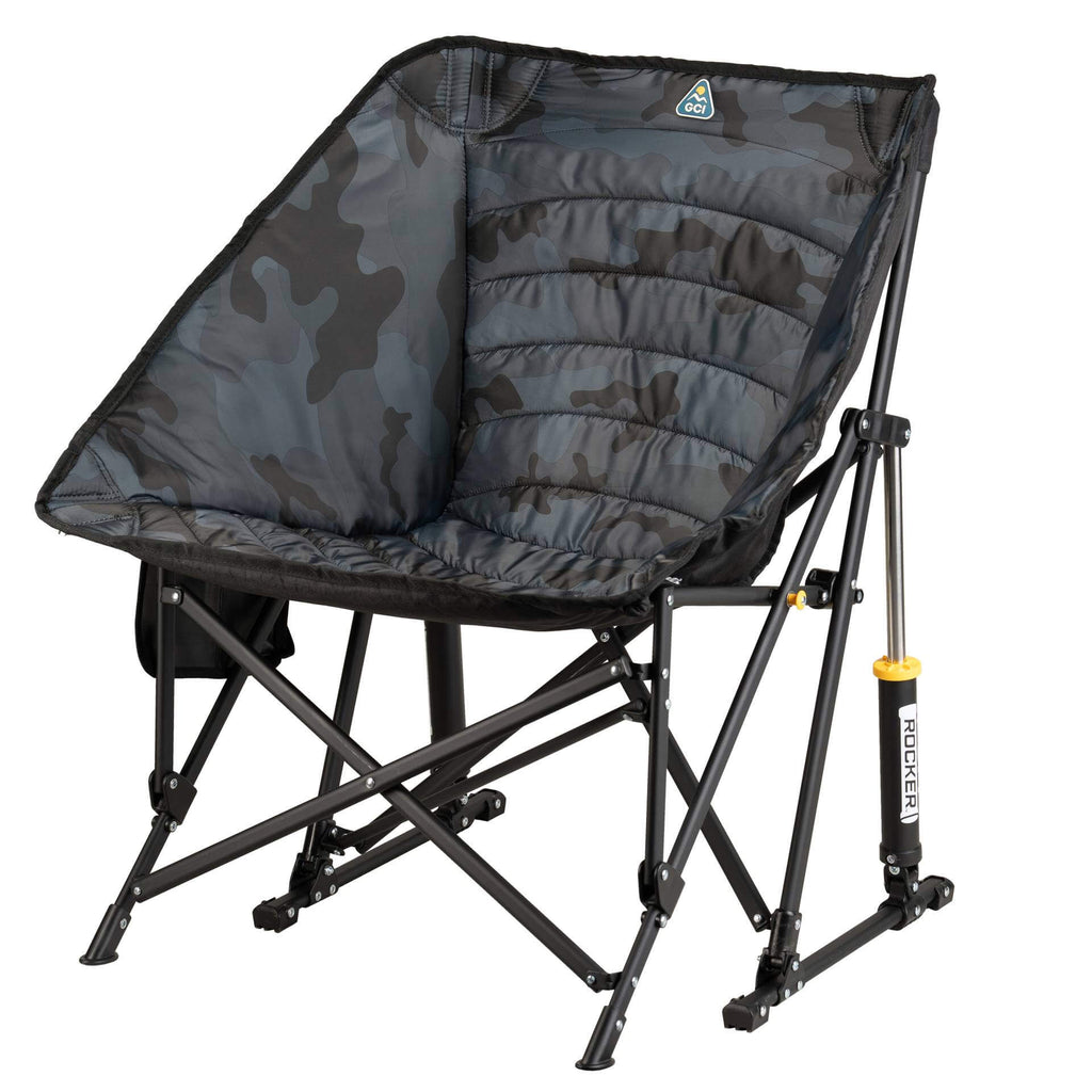 Smooth Motion Puff Rocker - Choice 731 - Heavy-Duty Kickback Rocker with Beverage Holder Detail