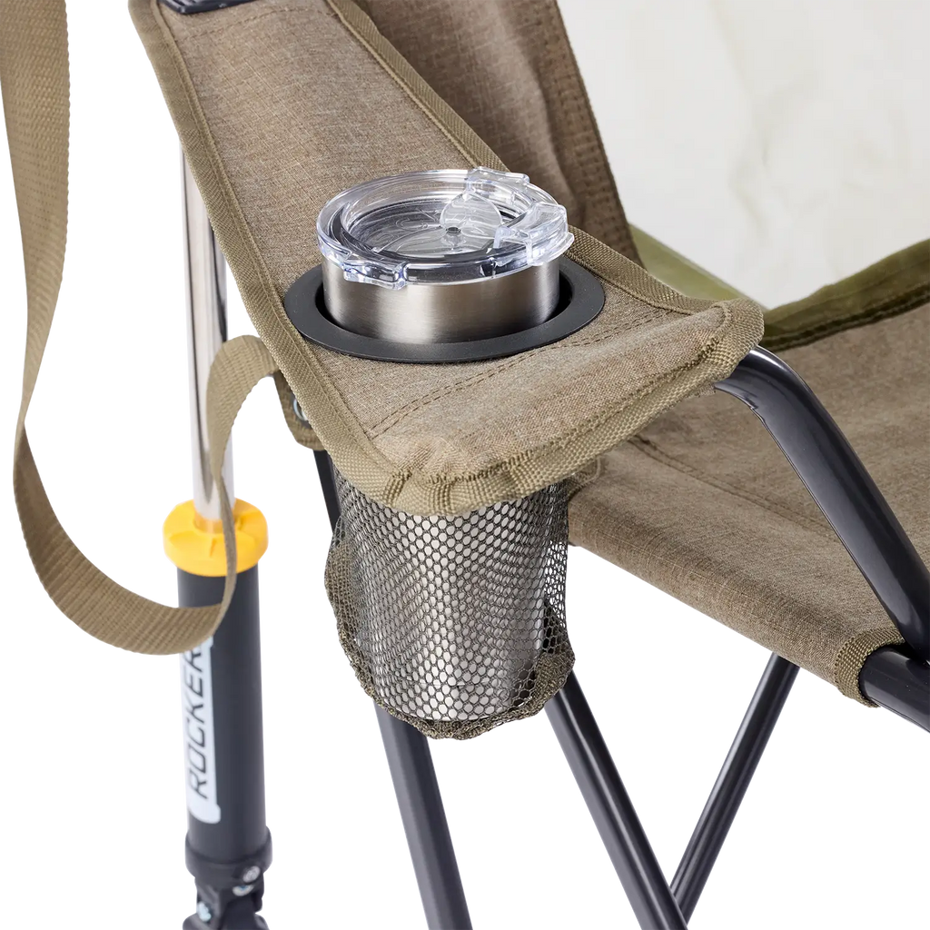 Patented Spring-Action Comfort Pro Rocker XL - Choice 107 - Freestyle Rocker Portable Outdoor Folding Chair Detail