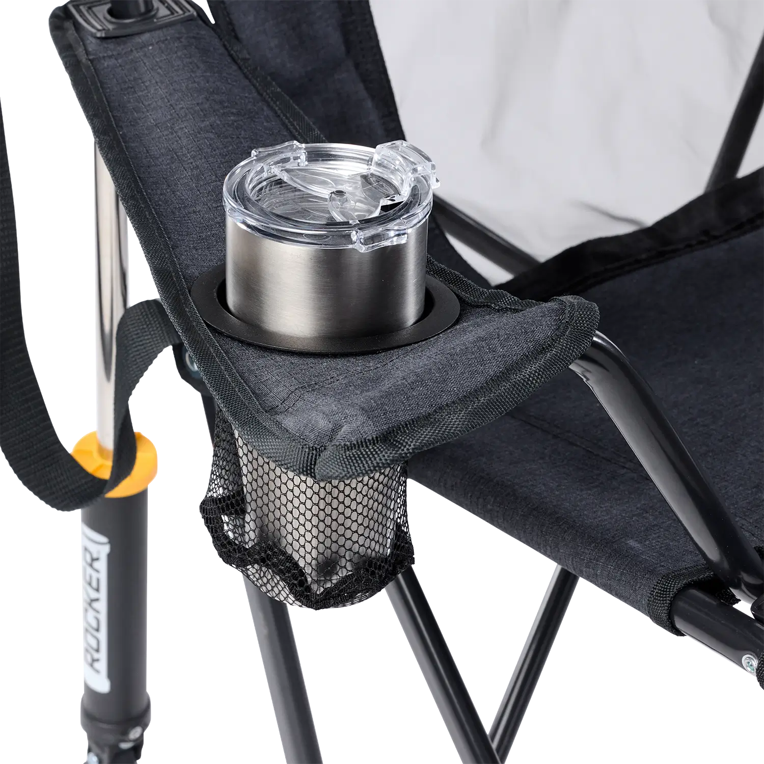 Patented Spring-Action Comfort Pro Rocker XL - Choice 107 - Freestyle Rocker Portable Outdoor Folding Chair Detail