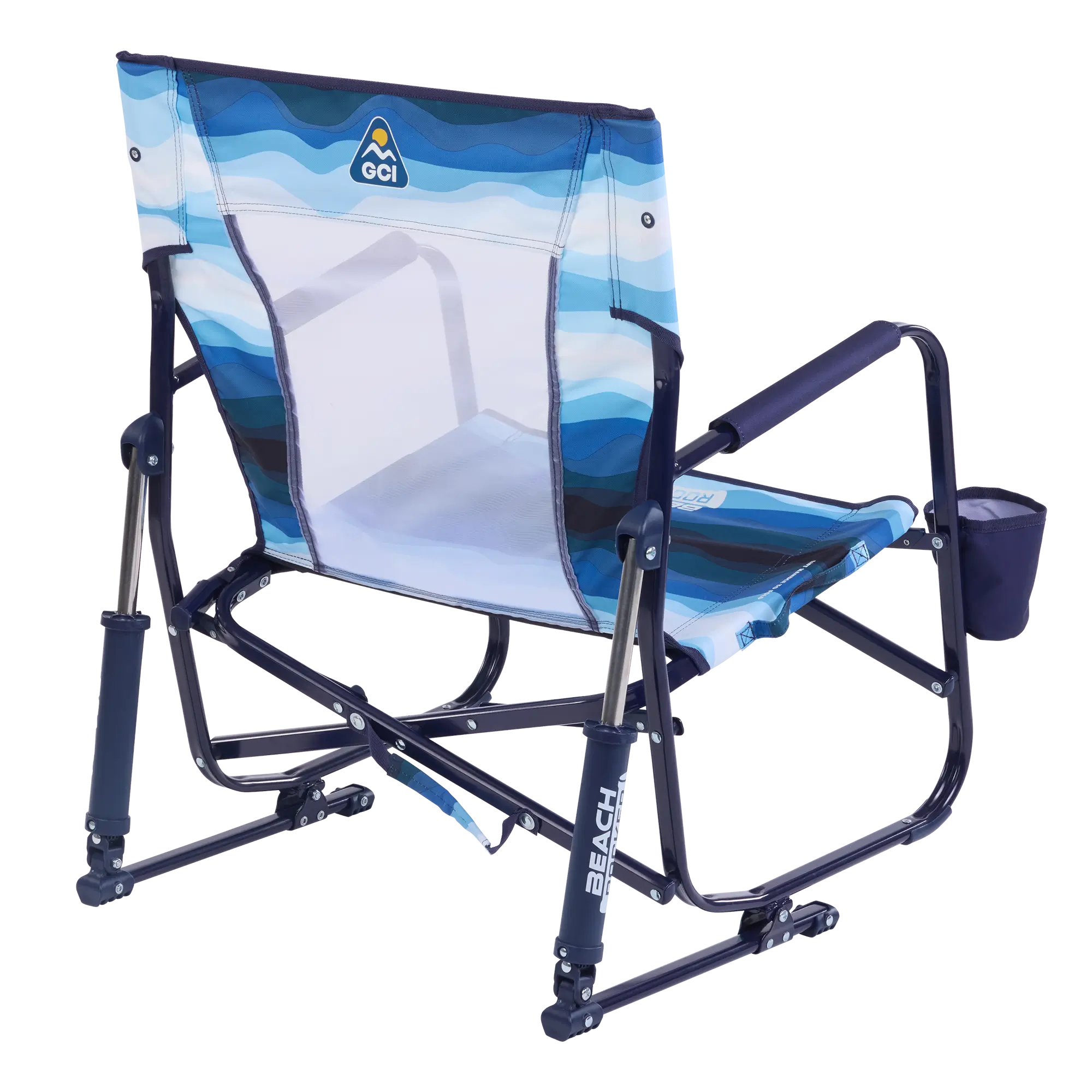 Luxury Camp Beach Rocker - Choice 712 - Patented Spring-Action Rocking Chair for Camping Detail
