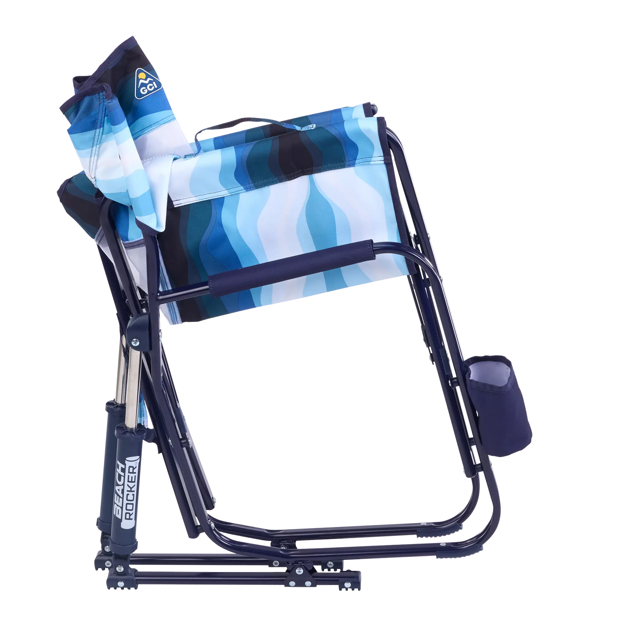 Luxury Camp Beach Rocker - Choice 712 - Patented Spring-Action Rocking Chair for Camping Detail