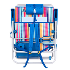 Sand-Friendly Big Surf with Slide Table - Choice 334 - Portable Heavy-Duty Low Boy Chair for Ocean Side Detail