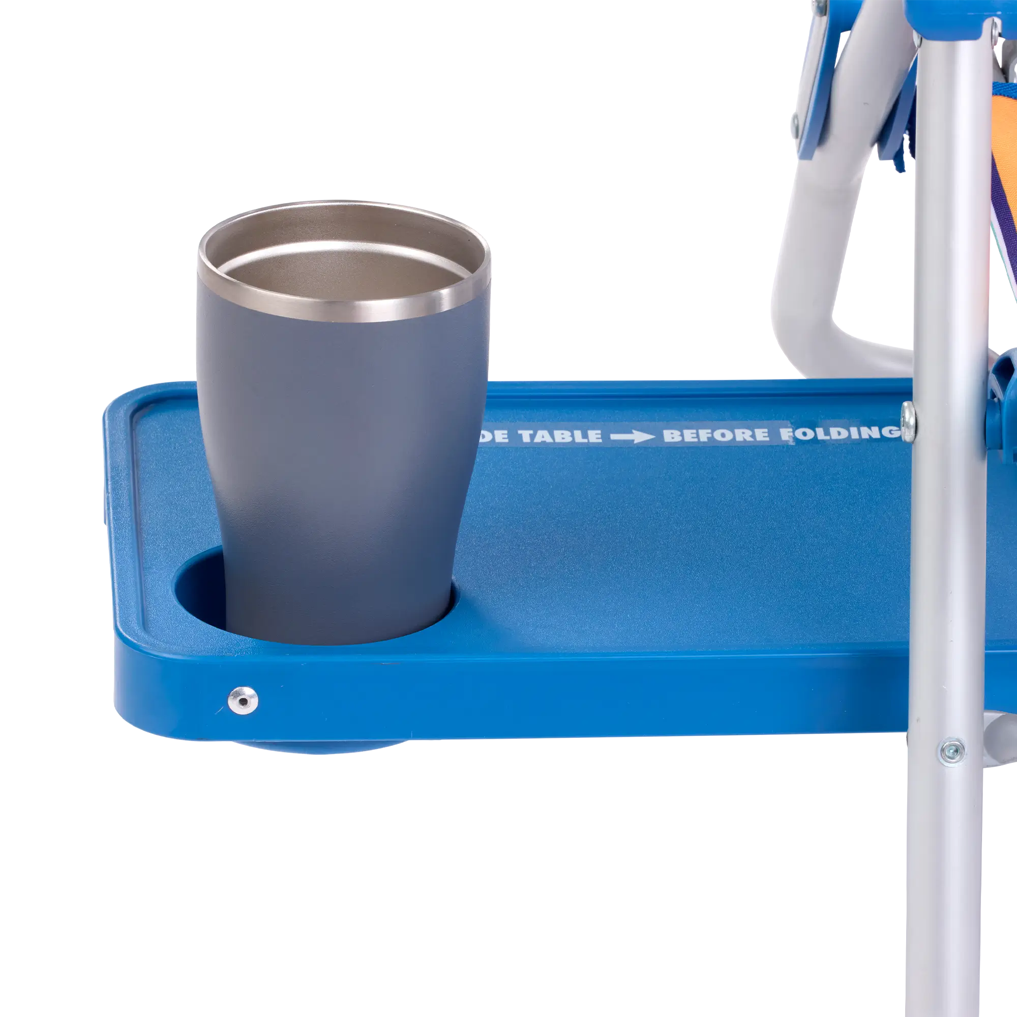 Sand-Friendly Big Surf with Slide Table - Choice 334 - Portable Heavy-Duty Low Boy Chair for Ocean Side Detail
