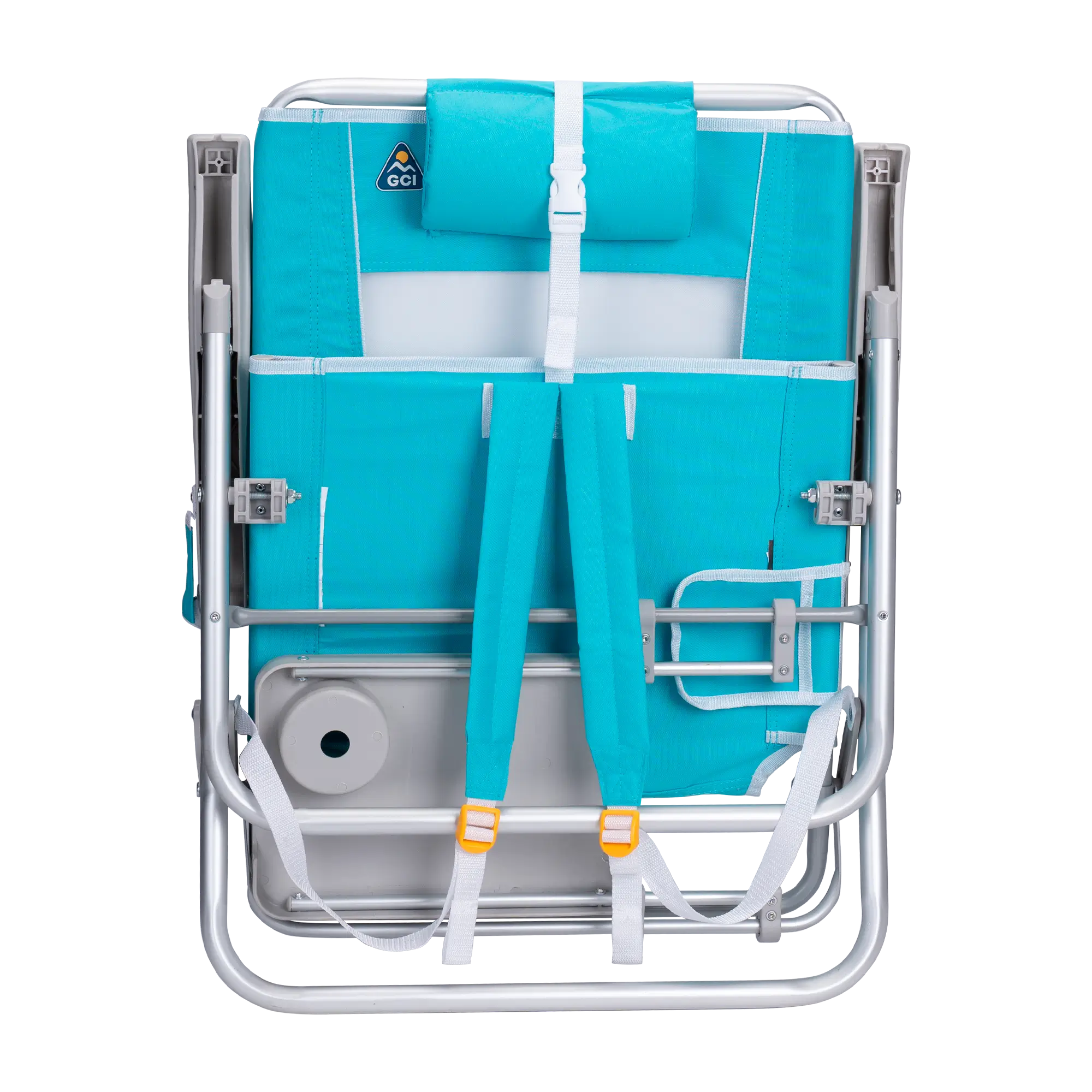 Sand-Friendly Big Surf with Slide Table - Choice 334 - Portable Heavy-Duty Low Boy Chair for Ocean Side Detail