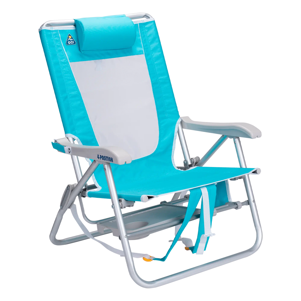Sand-Friendly Big Surf with Slide Table - Choice 334 - Portable Heavy-Duty Low Boy Chair for Ocean Side Detail