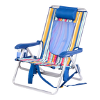 Rust-Resistant Aluminum Backpack Beach Chair - Choice 709 - Rust-Resistant Aluminum Sand-Friendly Lounge Chair Detail