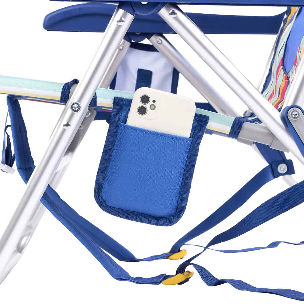 Rust-Resistant Aluminum Backpack Beach Chair - Choice 709 - Rust-Resistant Aluminum Sand-Friendly Lounge Chair Detail