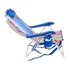 Rust-Resistant Aluminum Backpack Beach Chair - Choice 709 - Rust-Resistant Aluminum Sand-Friendly Lounge Chair Detail