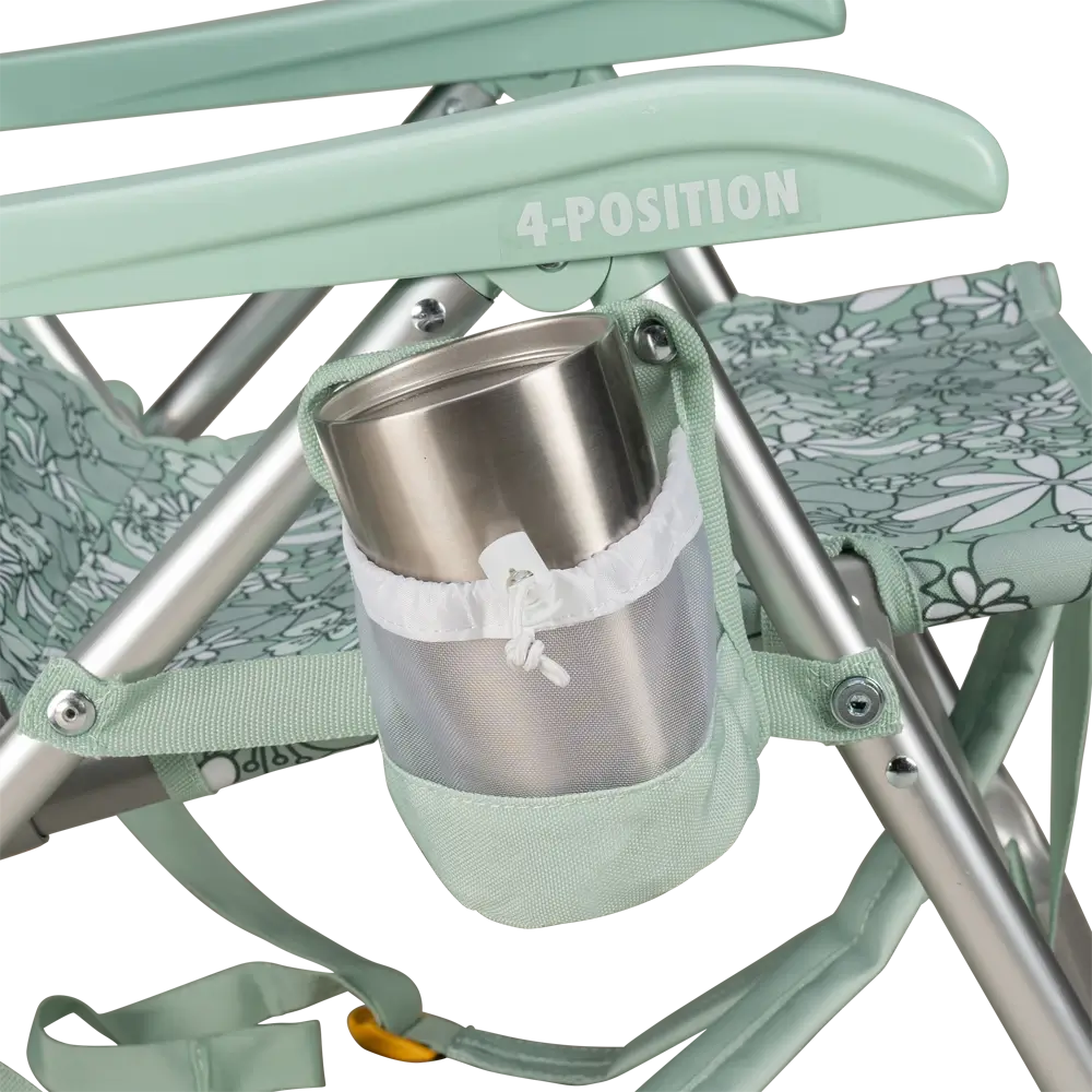 Rust-Resistant Aluminum Backpack Beach Chair - Choice 709 - Rust-Resistant Aluminum Sand-Friendly Lounge Chair Detail