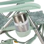 Rust-Resistant Aluminum Backpack Beach Chair - Choice 709 - Rust-Resistant Aluminum Sand-Friendly Lounge Chair Detail
