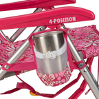 Rust-Resistant Aluminum Backpack Beach Chair - Choice 709 - Rust-Resistant Aluminum Sand-Friendly Lounge Chair Detail