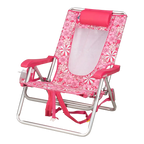 Rust-Resistant Aluminum Backpack Beach Chair - Choice 709 - Rust-Resistant Aluminum Sand-Friendly Lounge Chair Detail
