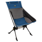 Patented Spring-Action ComPack Rocker - Choice 980 - Patented Spring-Action Rocking Chair for Camping - Heathered Royal