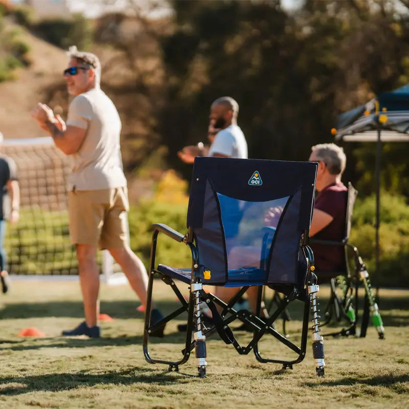 Smooth Motion Adjustable Rocker - Choice 573 - RoadTrip Rocker Smooth Motion Camp Chair Detail