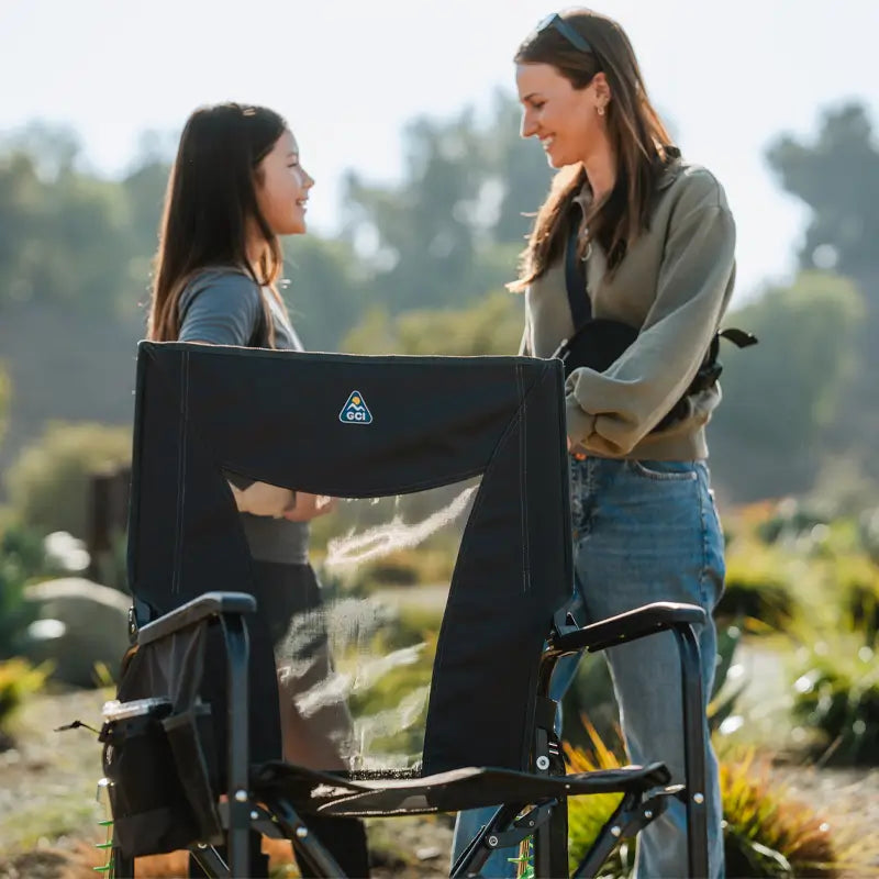 Smooth Motion Adjustable Rocker - Choice 573 - RoadTrip Rocker Smooth Motion Camp Chair Detail