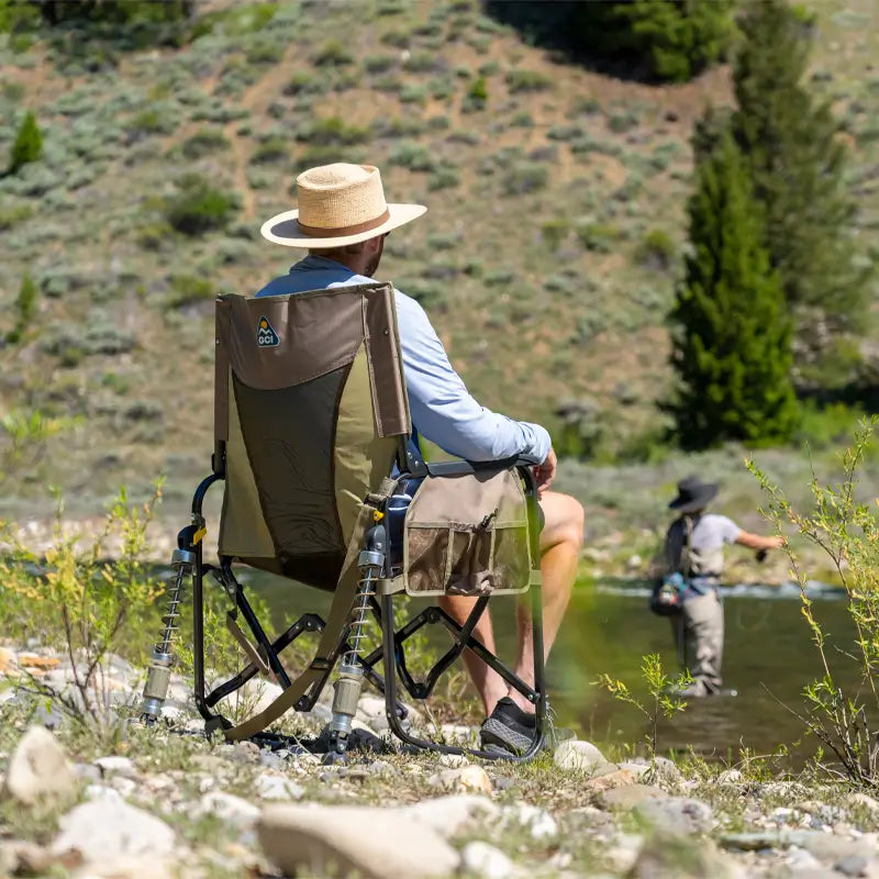 Smooth Motion Adjustable Rocker - Choice 573 - RoadTrip Rocker Smooth Motion Camp Chair Detail
