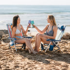 Rust-Resistant Aluminum Backpack Beach Chair - Choice 709 - Rust-Resistant Aluminum Sand-Friendly Lounge Chair Detail