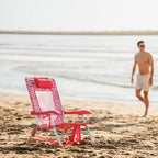 Rust-Resistant Aluminum Backpack Beach Chair - Choice 709 - Rust-Resistant Aluminum Sand-Friendly Lounge Chair Detail