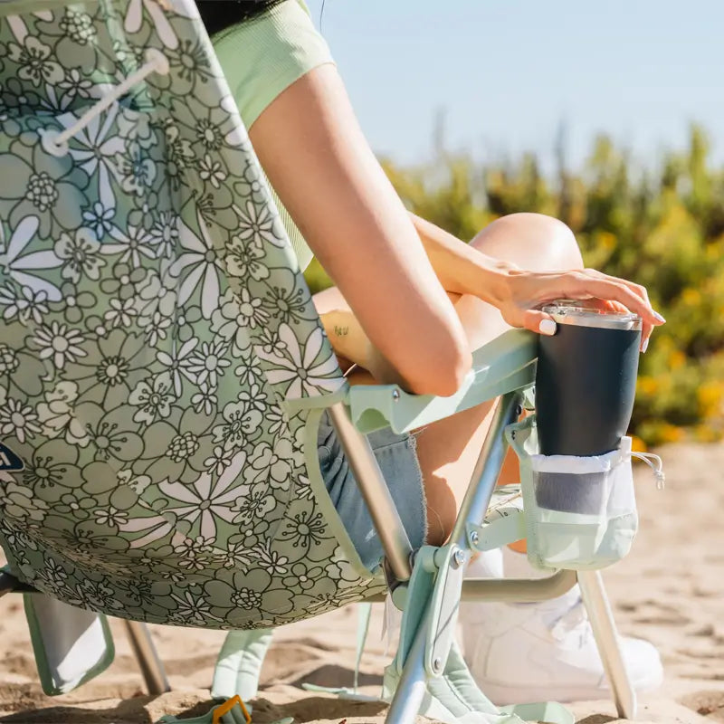 Rust-Resistant Aluminum Backpack Beach Chair - Choice 709 - Rust-Resistant Aluminum Sand-Friendly Lounge Chair Detail