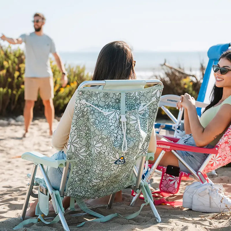 Rust-Resistant Aluminum Backpack Beach Chair - Choice 709 - Rust-Resistant Aluminum Sand-Friendly Lounge Chair Detail