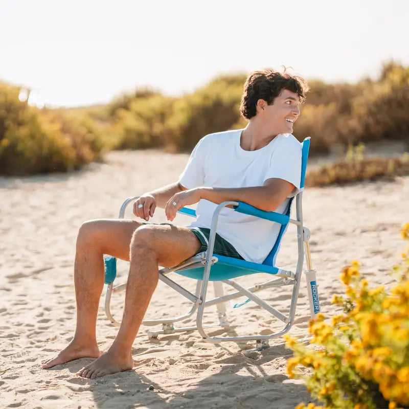 Luxury Camp Beach Rocker - Choice 712 - Patented Spring-Action Rocking Chair for Camping Detail