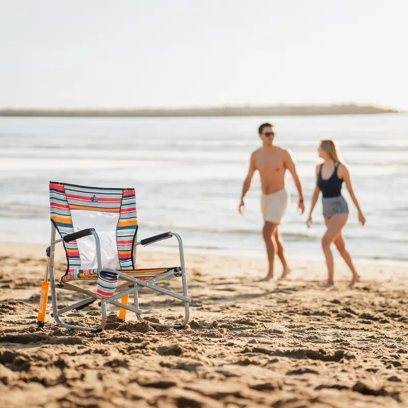 Luxury Camp Beach Rocker - Choice 712 - Patented Spring-Action Rocking Chair for Camping Detail