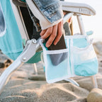 Low-Profile Bi-Fold Beach Chair - Choice 601 - Portable Heavy-Duty Low Boy Chair for Ocean Side Detail