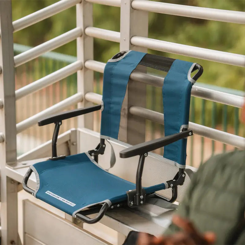 Ultra-Lightweight Big Comfort Stadium Chair with Armrests - Choice 465 - Ergonomic Portable Stadium Seat for Sports Events Detail