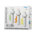Refreshing Electrolyte Puressence 6-Pack Variety Pack 3T3F - Zero-Calorie Multi-Flavor Sip Pods for Water Bottle - Default Title